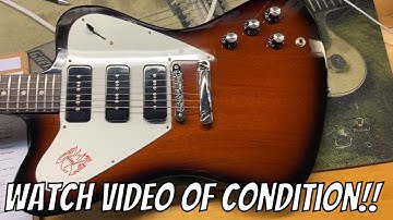 2011 Gibson Limited Run Firebird Studio Non Reverse Vintage Sunburst