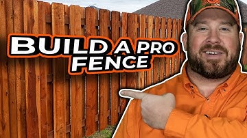 How to Build a Fence Like a Professional Fence Builder