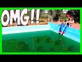 PESCAMOS en la PISCINA TOXICA y SACAMOS PIRAÑAS   *OMG TIENES QUE VER ESTO* @RITOKER  @MARIELA ​