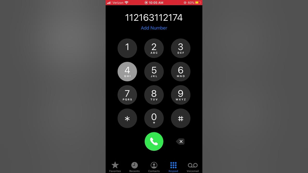 Happy birthday song on iPhone keypad