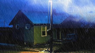 Fall Asleep with Thunder, Lightning and Rain Sounds at Night - Relax and Sleep Well