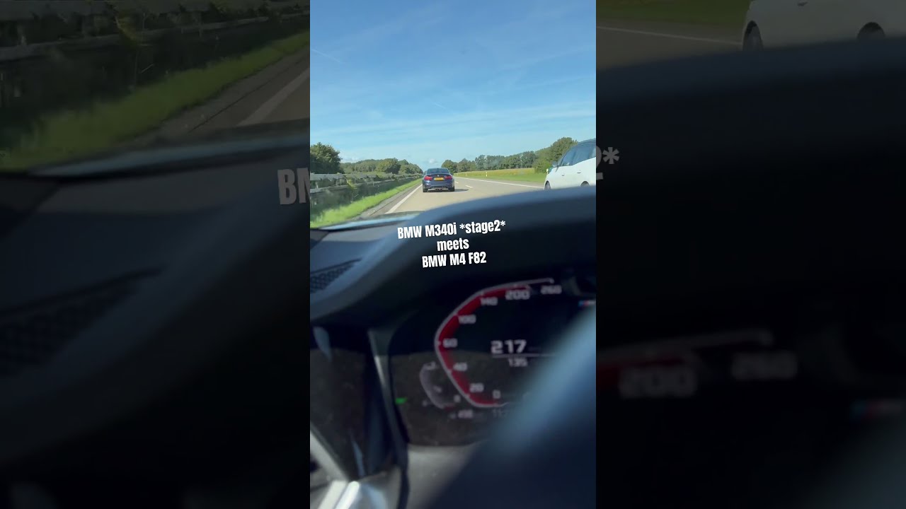BMW M340i STAGE 2 Meets M4 F82