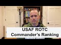 Det Commander's Ranking in AFROTC