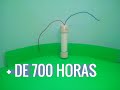 BATERIA QUE DURA 700 HORAS CASERA SUPER FACIL 2020