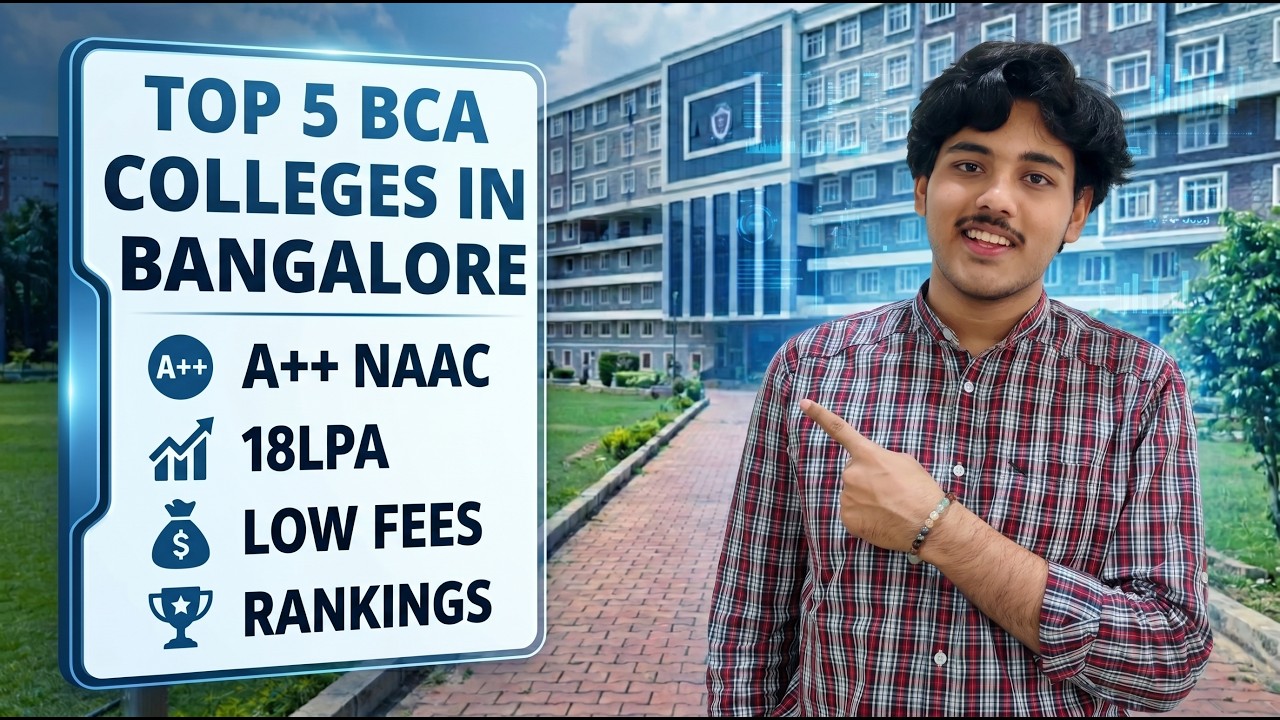 Top 5 BCA Colleges in Bangalore 2026 | A++ NAAC, 18 LPA Placements, Low ...