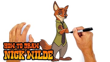 How to Draw Nick Wilde | Zootopia