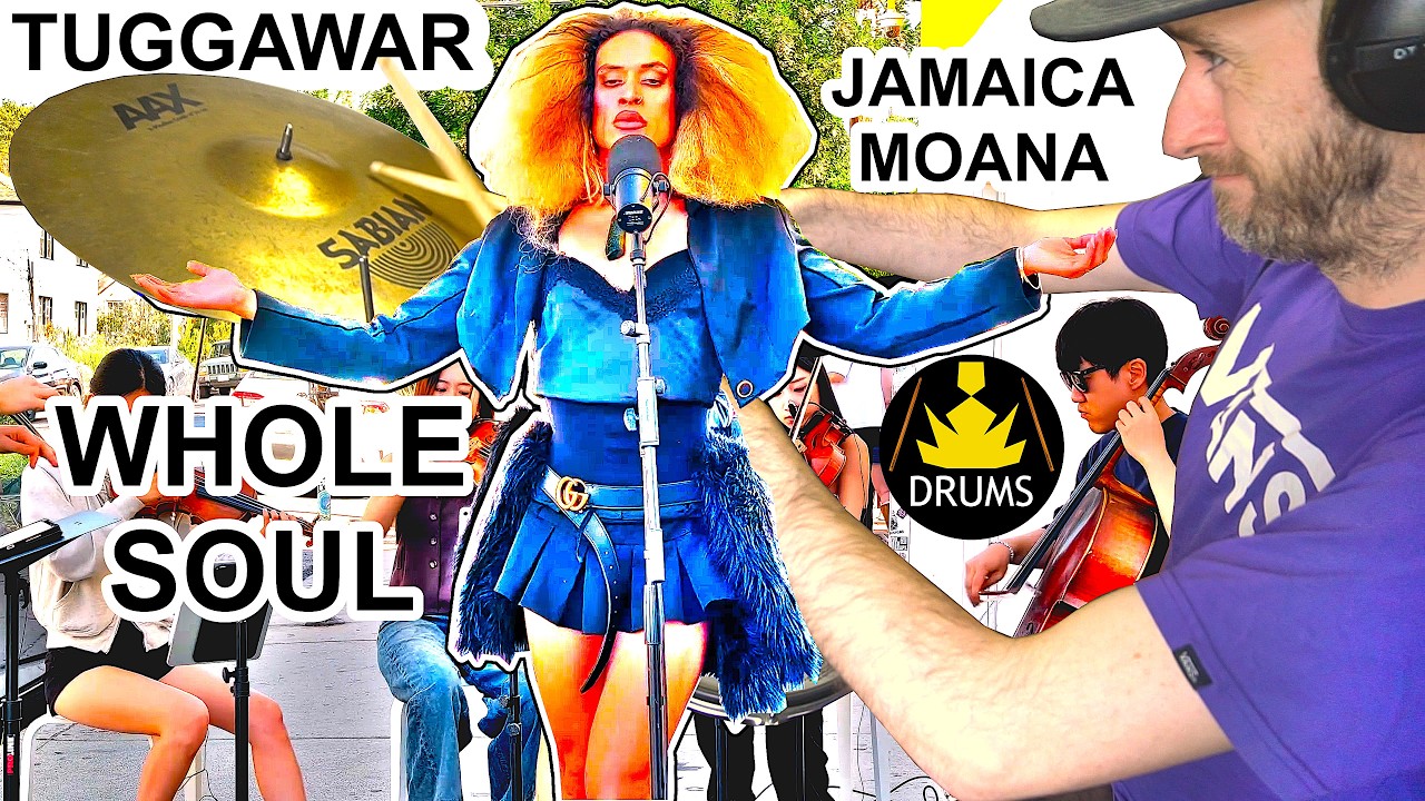 Watch TUGGAWAR DRUM COVER /// JAMAICA MOANA & WHOLE SOUL STRING QUARTET on YouTube Watch TUGGAWAR DRUM COVER /// JAMAICA MOANA & WHOLE SOUL STRING QUARTET on YouTube