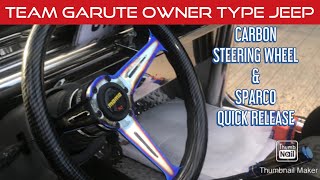 Carbon Steering Wheel & Sparco Quick Release