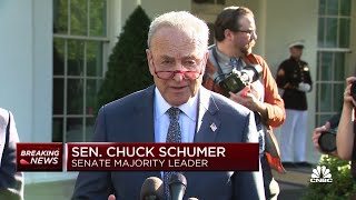 Sen. Schumer: Speaker McCarthy is greatly dangering America by not taking debt default off the table