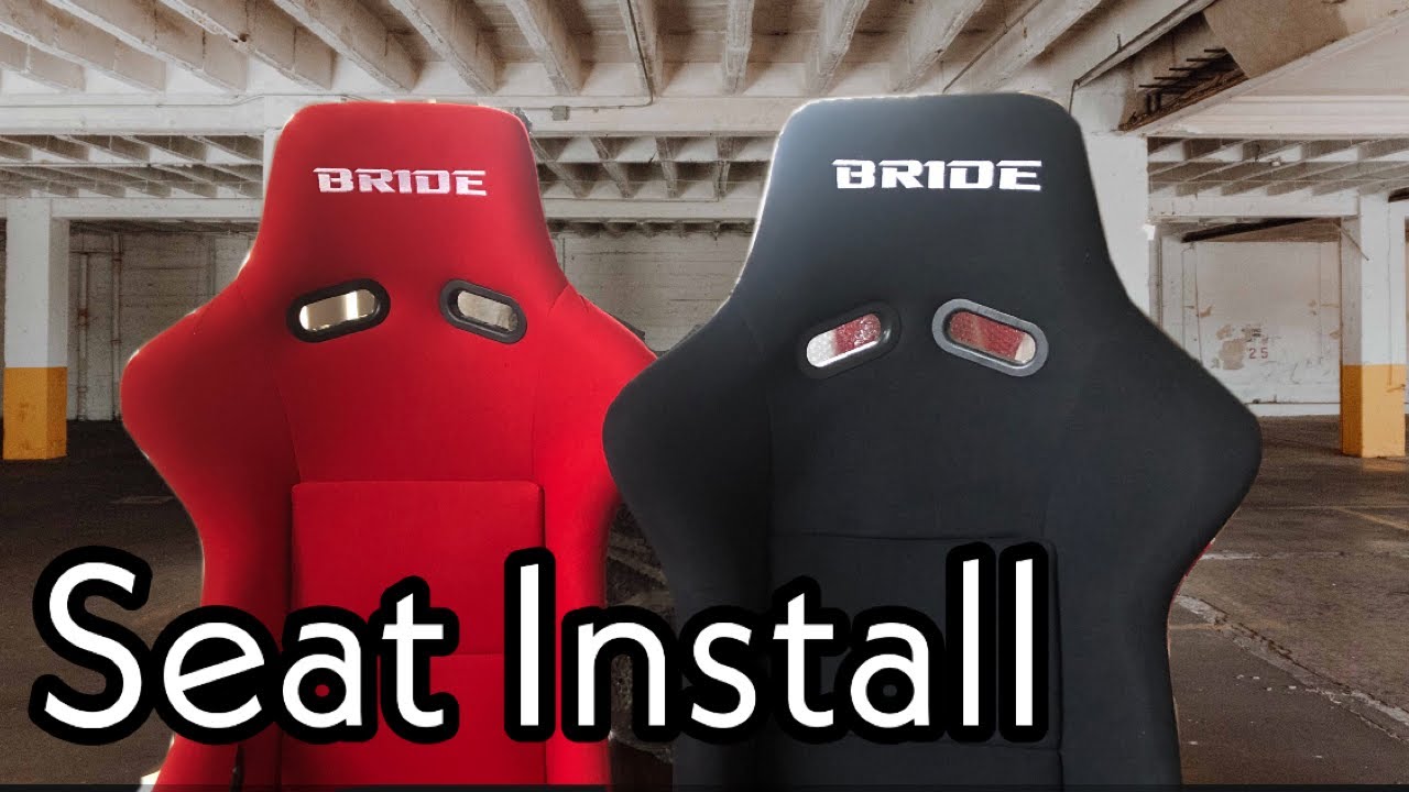 BRIDE Race Seats Review! | Full Driver Install | Cre8tiveGarage - YouTube