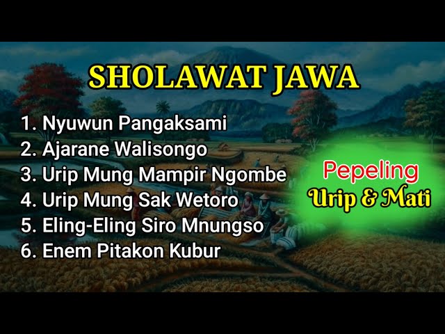 Full Sholawat Jawa Kuno Jaman Dulu | Full Lirik Tanpa Musik class=