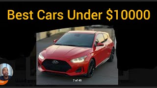 Best Used Cars Under $10,000
