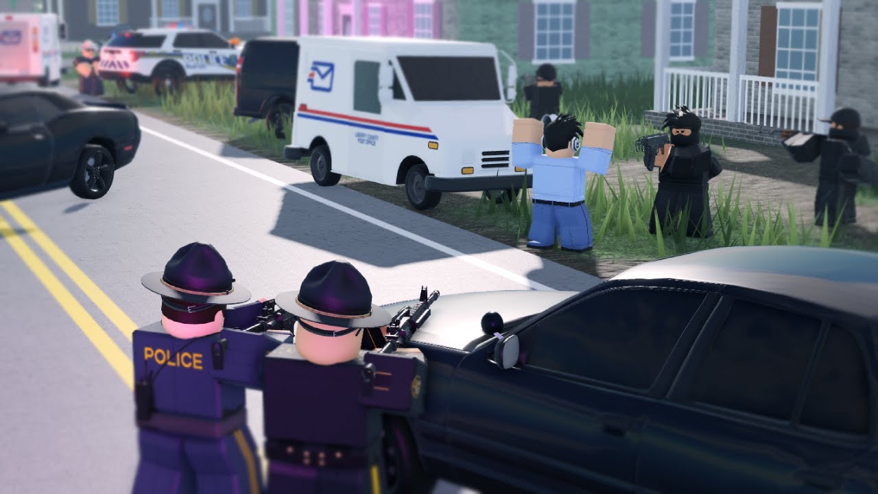Delivery truck gets ROBBED - PURSUIT! | Liberty County Roleplay (Roblox ...