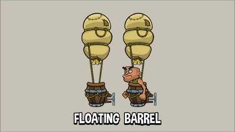 floating barrel airship animation preview