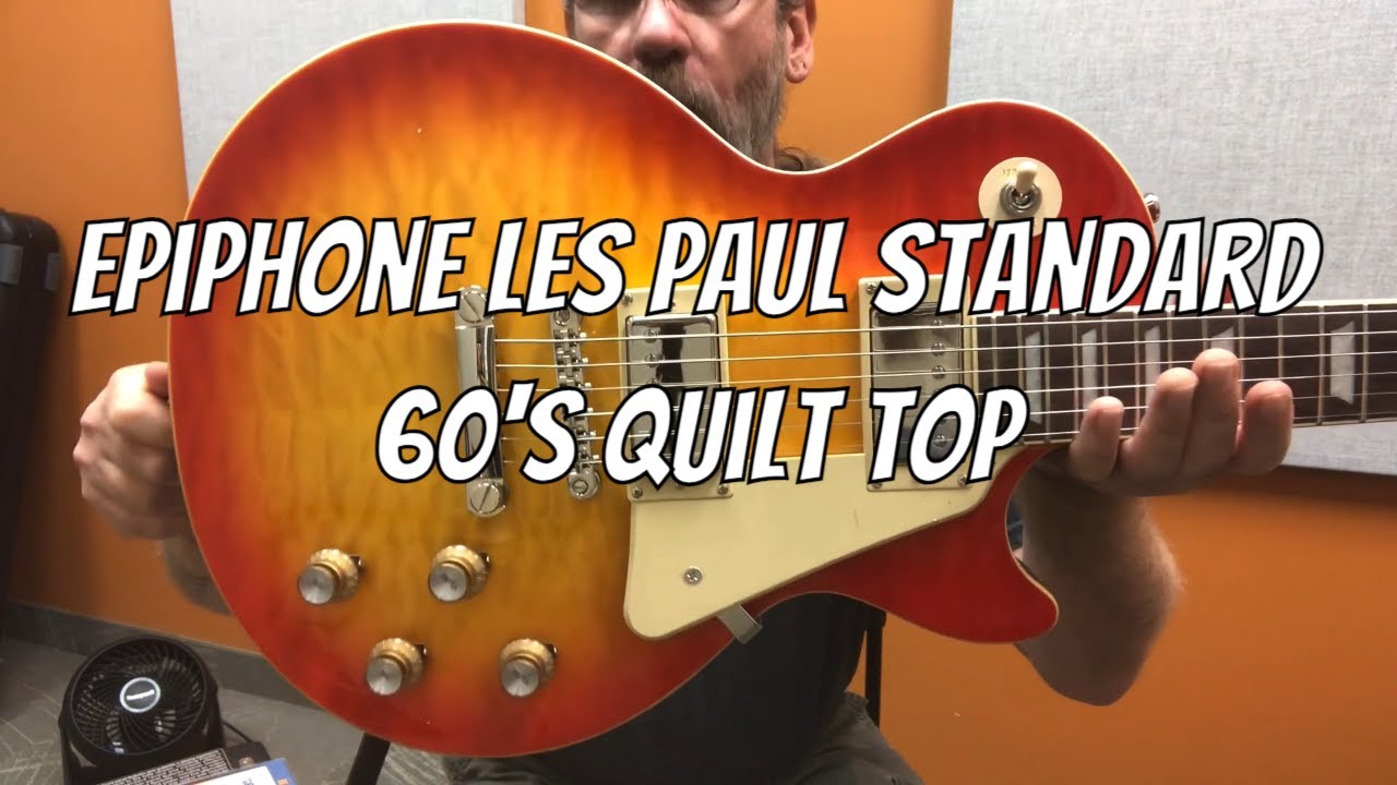 Epiphone Les Paul Standard 60's Quilt Top - Faded Cherry
