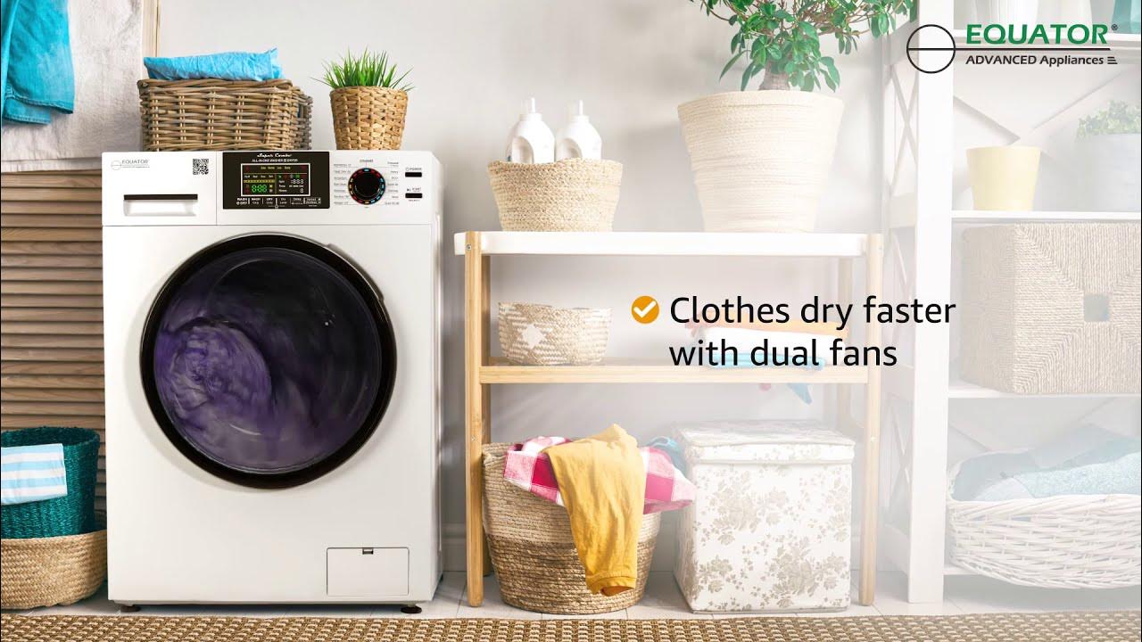 Equator 18 lbs Combination Washer Dryer Sanitize, Allergen, Winterize