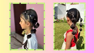 Double Bubble Braid Tutorial |Hairstyles for little girls | Hair Tutorial by UniqueHairstyleforchild