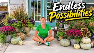 Creating a Fall Patio From a Blank Slate | Decorate With Me