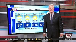 WATCH: Meteorologist Mike Osterhage gives his early weather forecast