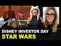 Disney Investor Day 2020 Star Wars - Patty Jenkins Rogue Squadron, Hayden Christensen, Ahsoka