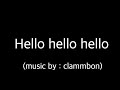 【Lo-Fi】クラムボンの曲をカバーしてみた。 Hello hello hello