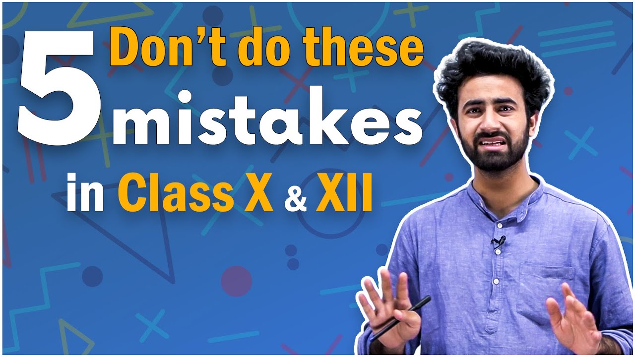 Class 10 | Don't do these 5 Mistakes | Term 1 Board Exam - YouTube