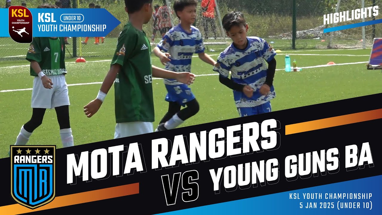 Mota Rangers VS Young Guns BA | KSL Youth Championship (U10) | 5 JAN ...