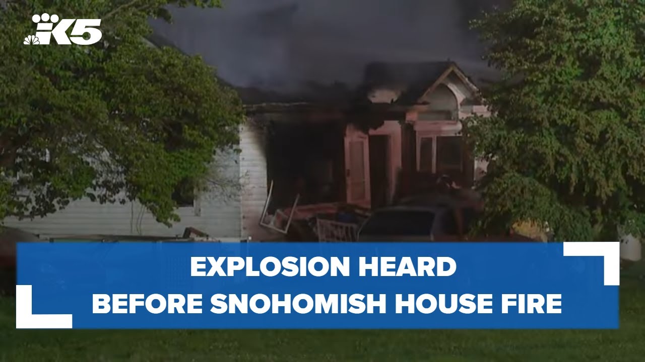 BREAKING: Firefighters battle large house fire in Snohomish after ...