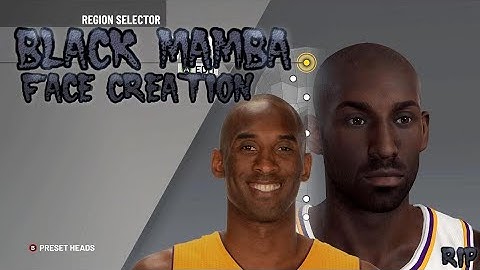 2K20 Kobe Bryant Face Creation
