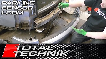 How to Remove Rear Parking Sensor Wiring Loom - Audi A6 S6 RS6 (C5) - TOTAL TECHNIK
