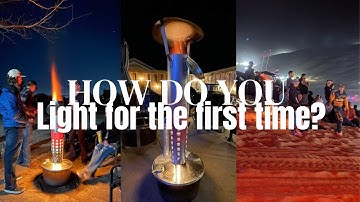 How do you light your smudge pot for the first time?