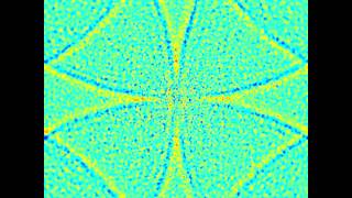 Wave equation on coordinateless triangular grid