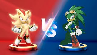 Sonic Dash - Jet VS Super Shadow - Movie Sonic vs All Bosses Zazz Eggman