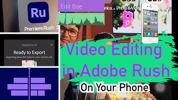 Video Editing in Adobe Premiere Rush on Phone