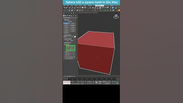 Perfect Quad Sphere in 3ds Max | Quick & Easy Method #shorts #3dsmax #modeling #quadsphere
