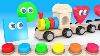 Train for kids with shapes - Shapes learning | CzyWieszJak screenshot 4