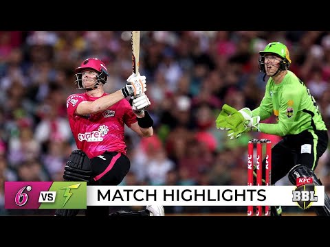 Steve Smith steals the show as Sixers smash Thunder | BBL|12