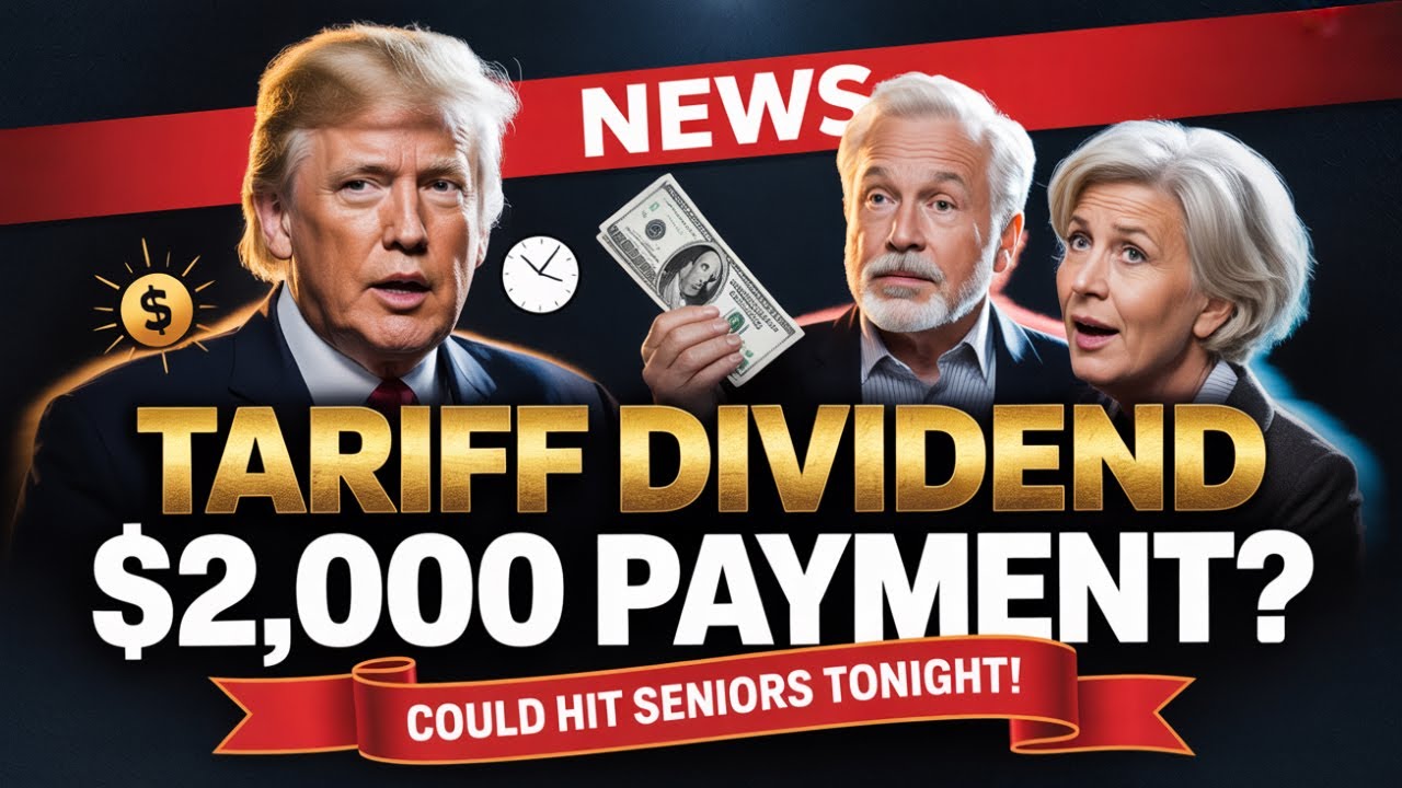 Urgent Update! Trump’s Final Tariff Dividend Payment — Will Seniors Receive Money Tonight?
