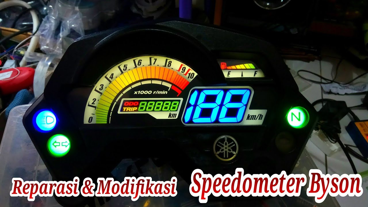 Repair And Modification Speedometer Yamaha FZ 150 Byson YouTube