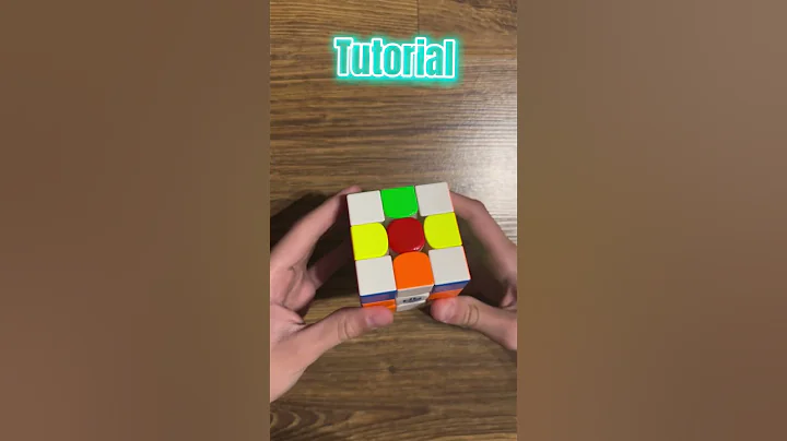 Rubik's Cube Fancy algorithm tutorial.#shorts