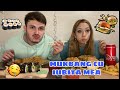 Mukbang cu iubita mea burger sushi paste cola 