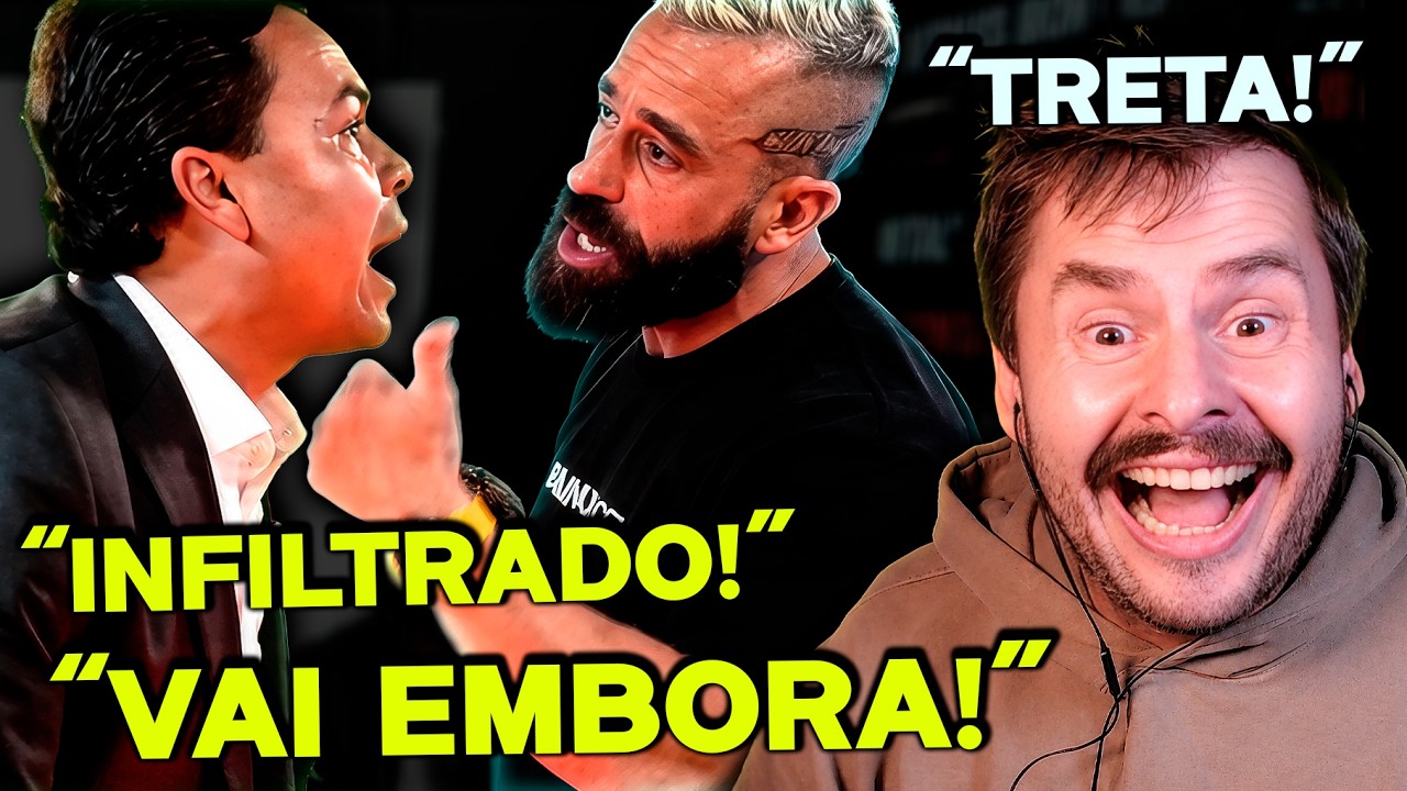 CONVIDADO SE DESCONTROLA E ABANDONA PODCAST