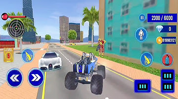 Monster Truck Robot Wars – New Dragon Robot Game - transforming robot game