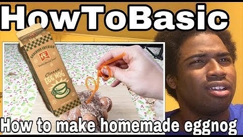 Life supply of eggs🥚💯 | How To Make Homemade Eggnog by HowToBasic | REACTION!!!