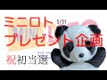 5/31ミニロト当たったらプレゼント企画のエントリー動画です