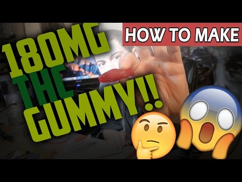 HOW TO MAKE A SINGLE EDIBLE!! (180mg/thc)