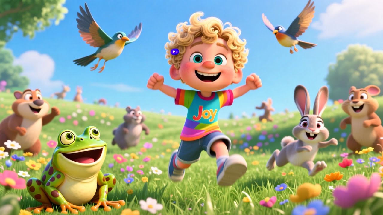 Hop Like a Frog Song – Long Kids Movement and Learning Rhyme