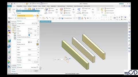 NX12 Tutorial - Thiết Kế Cơ Bản - Extrude – Đùn Xuất 3