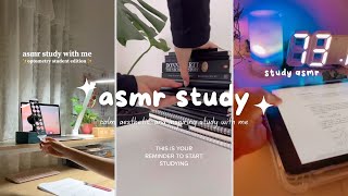 #asmr study vlog with me • tiktok compilation