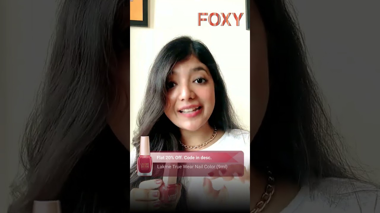 Lakme True Wear Nail Color (9ml). Lowest price on Foxy. 